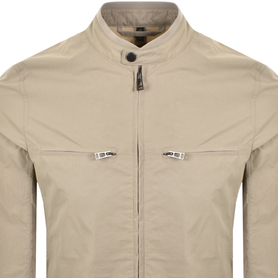 Belstaff Grid Jacket Dark Sand | Mainline Menswear x